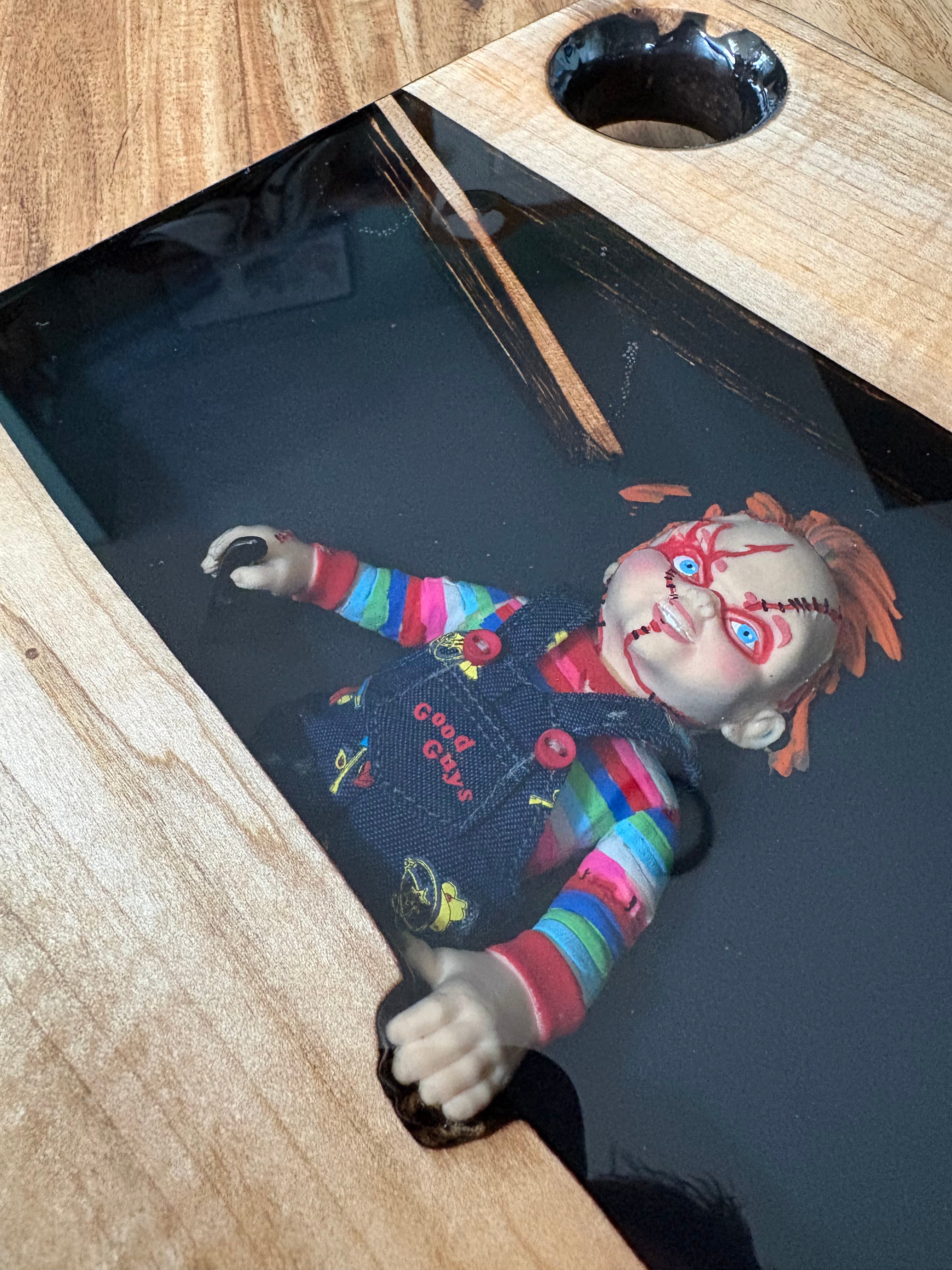 Creepy Doll Serving Board