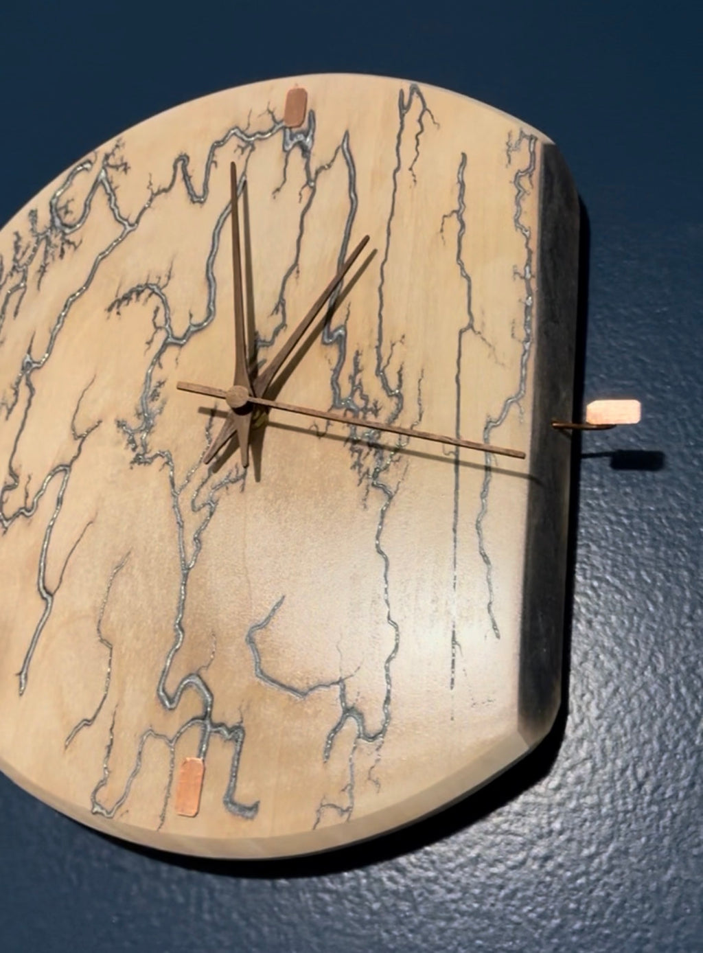 White Lightning Clock