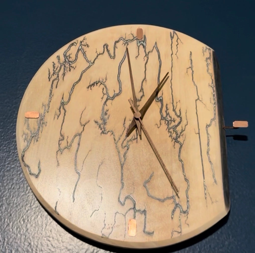 White Lightning Clock