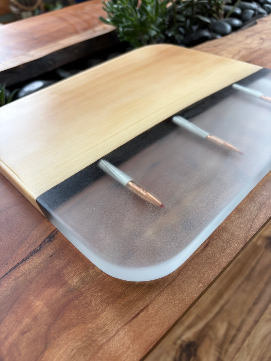 Clear Bullet Serving Board