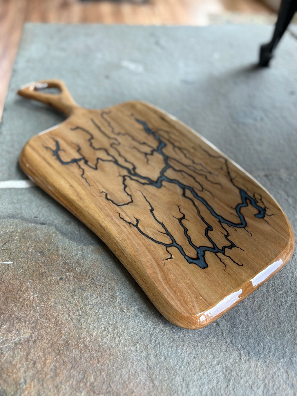 Glowing Lightning Serving Board