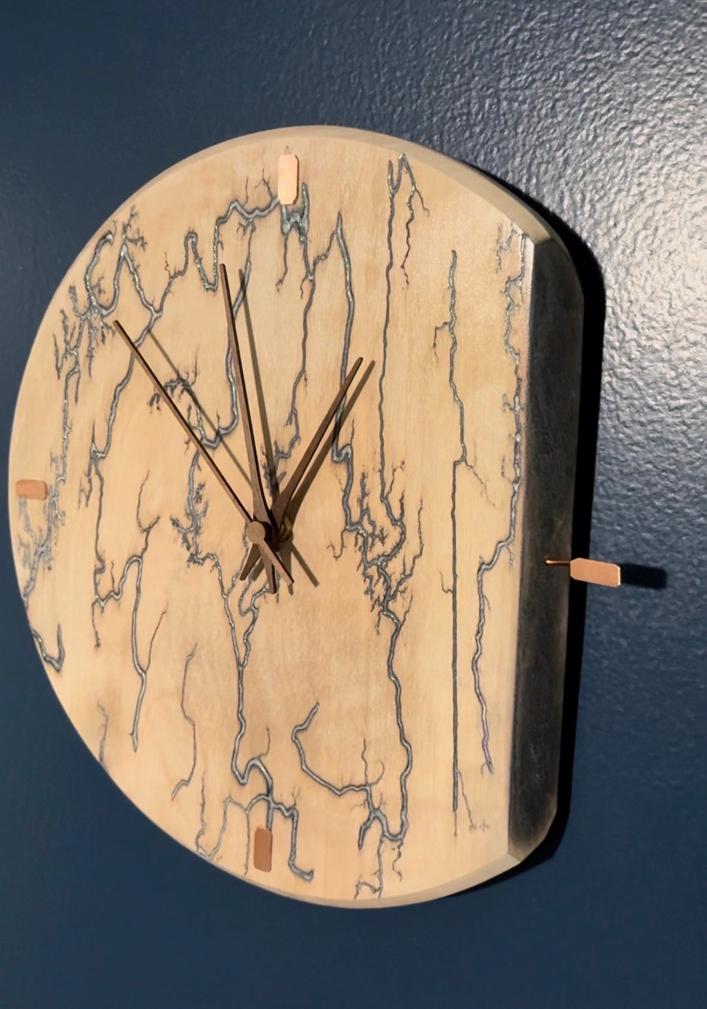 White Lightning Clock